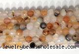 CNG9078 15.5 inches 8mm faceted nuggets agate gemstone beads