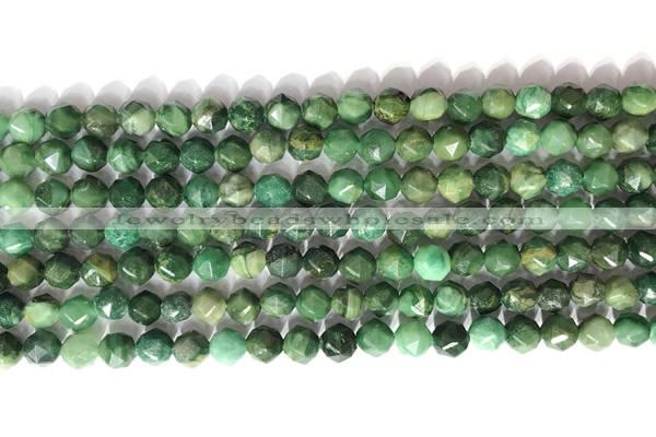 CNG9097 15.5 inches 6mm faceted nuggets African jade beads