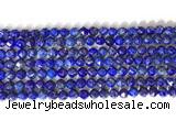 CNG9099 15.5 inches 6mm faceted nuggets lapis lazuli beads