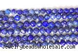 CNG9100 15.5 inches 8mm faceted nuggets lapis lazuli beads