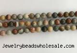 CNI371 15.5 inches 8mm round American picture jasper beads