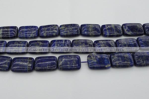 CNL1145 15.5 inches 18*25mm rectangle lapis lazuli gemstone beads