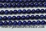 CNL1251 15.5 inches 4mm round natural lapis lazuli beads