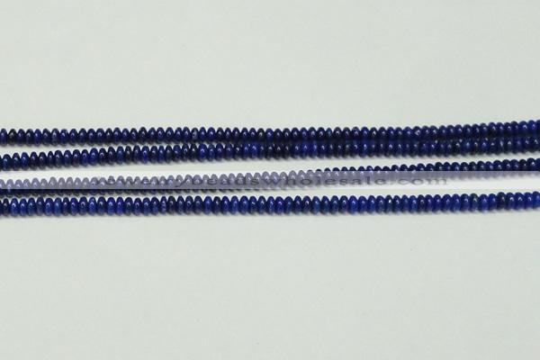 CNL1260 15.5 inches 2*5mm rondelle natural lapis lazuli beads