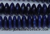 CNL1263 15.5 inches 5*12mm rondelle natural lapis lazuli beads