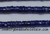 CNL1265 15.5 inches 3*6mm tyre natural lapis lazuli beads