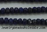 CNL1400 15.5 inches 2.5*4mm faceted rondelle lapis lazuli beads