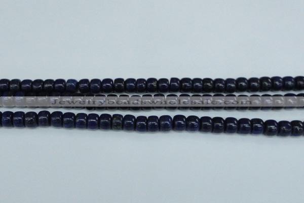 CNL1505 15.5 inches 6*9mm drum lapis lazuli beads wholesale