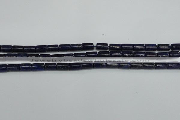 CNL1509 15.5 inches 6*10mm tube lapis lazuli beads wholesale