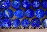 CNL1715 15.5 inches 5mm faceted round lapis lazuli beads