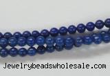 CNL203 15.5 inches 4mm round natural lapis lazuli beads wholesale