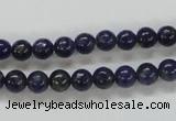 CNL206 15.5 inches 6mm round natural lapis lazuli beads wholesale