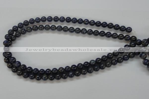 CNL207 15.5 inches 8mm round natural lapis lazuli beads wholesale