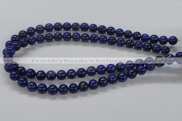 CNL216 15.5 inches 10mm round A+ grade natural lapis lazuli beads