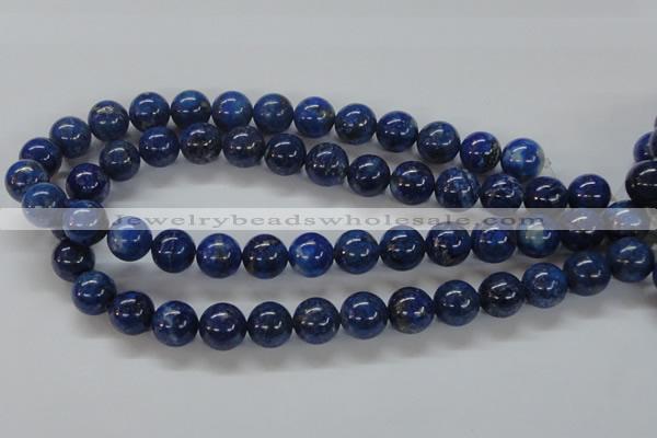 CNL228 15.5 inches 14mm round natural lapis lazuli beads wholesale