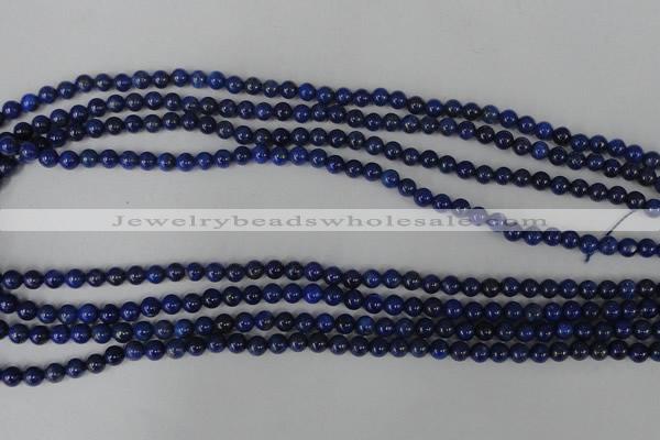 CNL401 15.5 inches 4mm round natural lapis lazuli gemstone beads