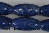 CNL446 15.5 inches 15*30mm rice natural lapis lazuli gemstone beads