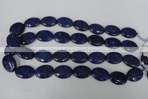 CNL485 15.5 inches 18*25mm oval natural lapis lazuli gemstone beads