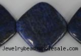 CNL528 15.5 inches 30*30mm diamond natural lapis lazuli gemstone beads