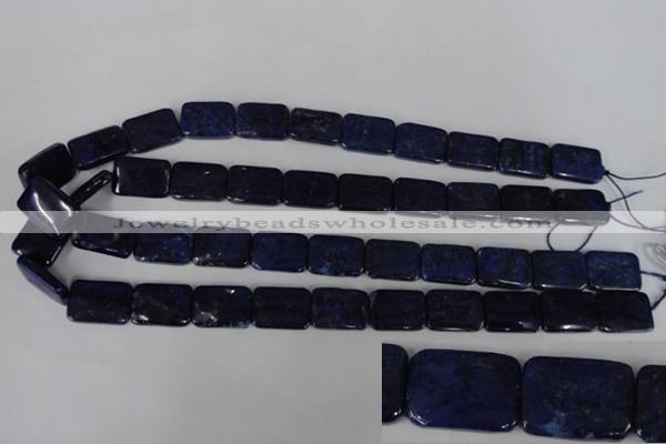 CNL534 15.5 inches 13*18mm rectangle natural lapis lazuli gemstone beads