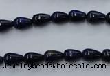 CNL615 15.5 inches 6*10mm teardrop natural lapis lazuli gemstone beads