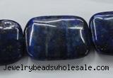 CNL672 15.5 inches 22*30mm rectangle natural lapis lazuli beads