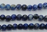 CNL711 15.5 inches 4mm round natural lapis lazuli gemstone beads