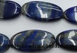 CNL755 15.5 inches 15*30mm oval natural lapis lazuli gemstone beads