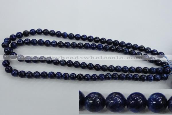 CNL852 15.5 inches 8mm round natural lapis lazuli gemstone beads