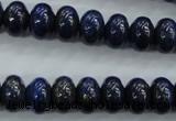 CNL864 15.5 inches 8*12mm rondelle natural lapis lazuli gemstone beads