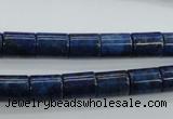 CNL886 15.5 inches 8*10mm tube natural lapis lazuli gemstone beads