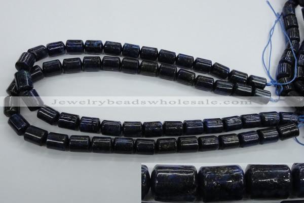 CNL888 15.5 inches 10*14mm tube natural lapis lazuli gemstone beads