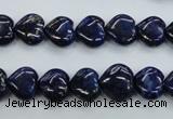 CNL931 15.5 inches 10*10mm heart natural lapis lazuli gemstone beads