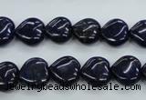 CNL932 15.5 inches 12*12mm heart natural lapis lazuli gemstone beads