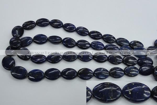 CNL944 15.5 inches 15*20mm oval natural lapis lazuli gemstone beads