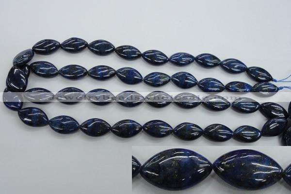 CNL952 15.5 inches 12*20mm marquise natural lapis lazuli gemstone beads