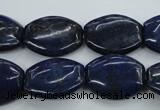 CNL980 15.5 inches 16*20mm flat drum natural lapis lazuli gemstone beads