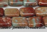 CNS110 15.5 inches 13*18mm rectangle natural serpentine jasper beads