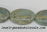 CNS243 15.5 inches 20*30mm oval natural serpentine jasper beads