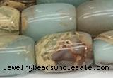 CNS312 15.5 inches 12*16mm drum serpentine jasper beads