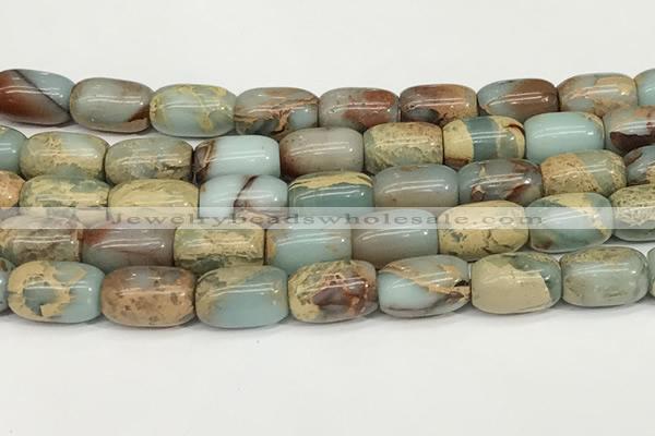 CNS312 15.5 inches 12*16mm drum serpentine jasper beads