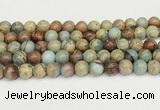 CNS333 15.5 inches 10mm round serpentine jasper beads wholesale