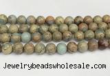 CNS334 15.5 inches 12mm round serpentine jasper beads wholesale