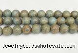 CNS337 15.5 inches 18mm round serpentine jasper beads wholesale