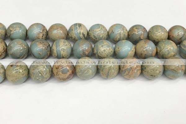 CNS337 15.5 inches 18mm round serpentine jasper beads wholesale