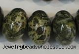 CNS517 15.5 inches 14*20mm rondelle natural serpentine jasper beads