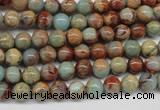 CNS61 15.5 inches 6mm round natural serpentine jasper beads