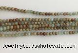 CNS700 15.5 inches 4mm round serpentine jasper beads wholesale