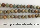 CNS703 15.5 inches 10mm round serpentine jasper beads wholesale