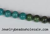 CNT03 16 inches 8mm round natural turquoise beads wholesale